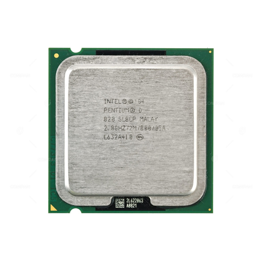 SL8CP INTEL PENTIUM D 820 2.8GHZ 2CORE 2MB CACHE 95W SOCKET LGA775